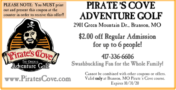 Special Offers | Pirate's Cove